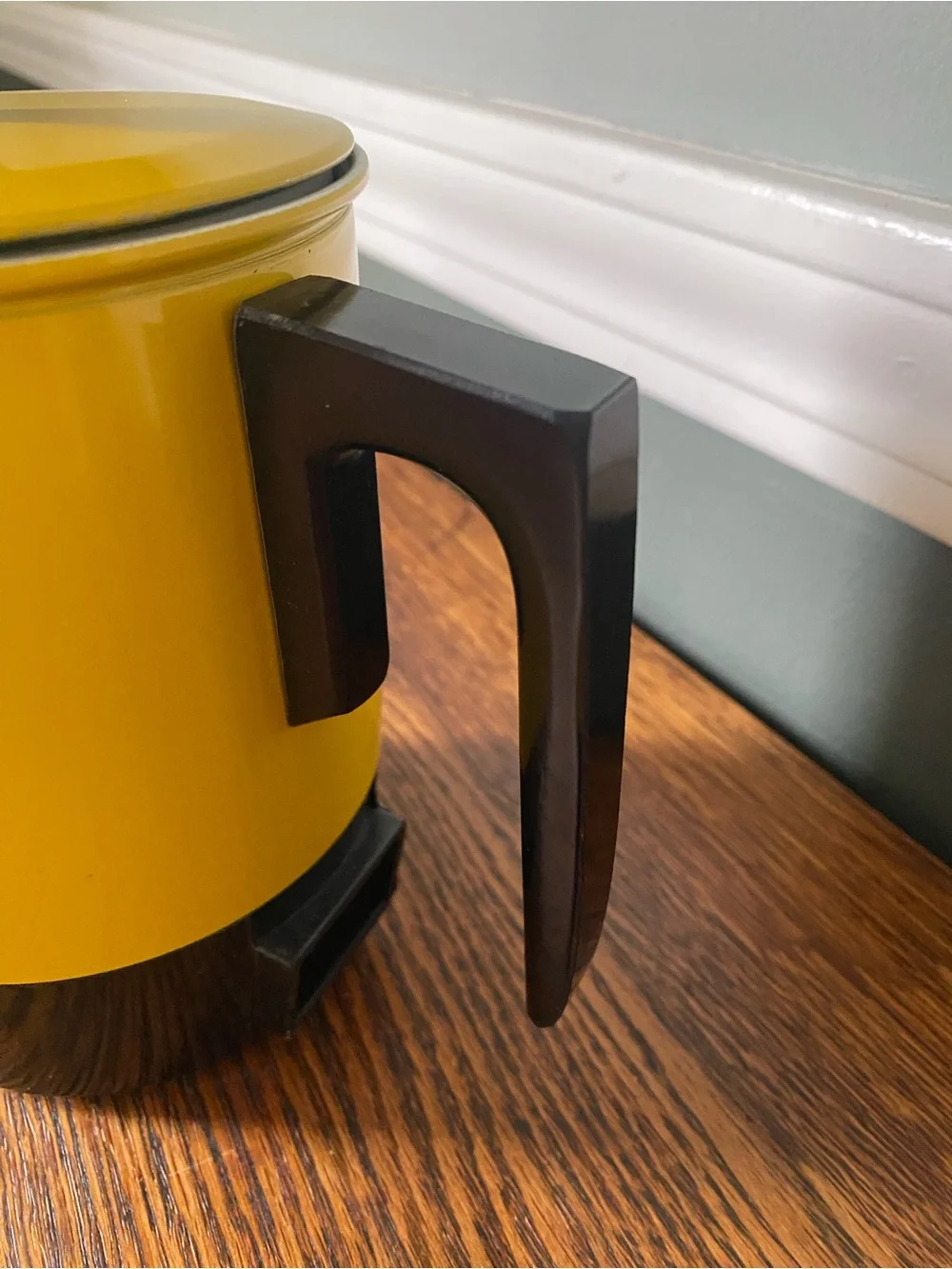 Vintage MCM Yellow Electric Hot Pot Coffee Pot 5.5” 120V 400W Taiwan Works